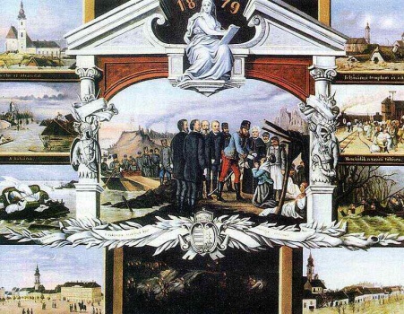 A nagy szegedi tiszai árvíz emléklapja