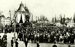 A megnyitó ünnepség színhelye