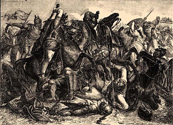 Árpád csatája Zalán, bolgár fejedelemmel.