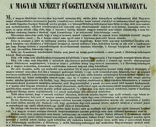 A Függetlenségi nyilatkozat