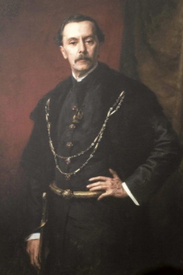 Gróf Bánffy Miklós Glatter Gyula festményén