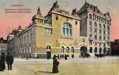 József Telefonközpont,<br/>az első nagyszabású, állami megbízású vasbeton-építkezés