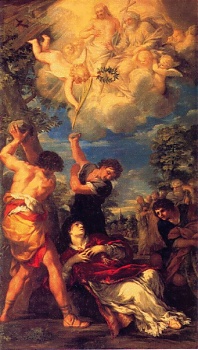 Pietro Da Cortona: Szent István diakónus megkövezése