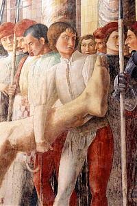 Andrea Mantegna páduai freskóján Janus Pannonius