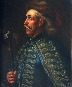 XVIII. század elején készült portré