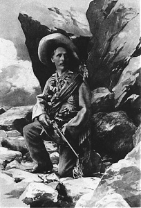 Karl May mint Old Shatterhand.