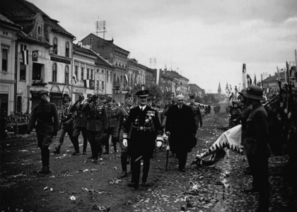 Horthy Miklós kormányzó Szatmárnémetiben, 1940. szeptember 6.