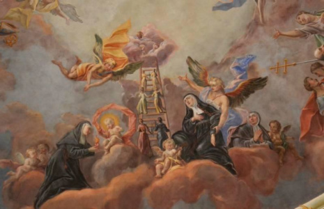 A Szent Orsolya Rend győri Szent Anna templomának mennyezetfreskója