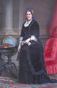 Veres Pálné Barabás Miklós 1881-ben készült festményén.