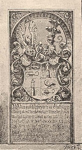 Jurisics emléktábla Kőszegen Dörre Tivadar rajza