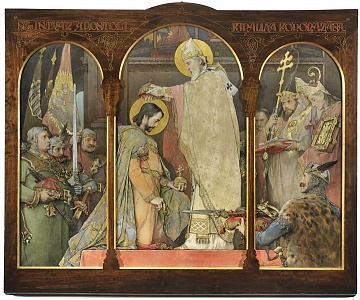 Szent István királlyá koronázása