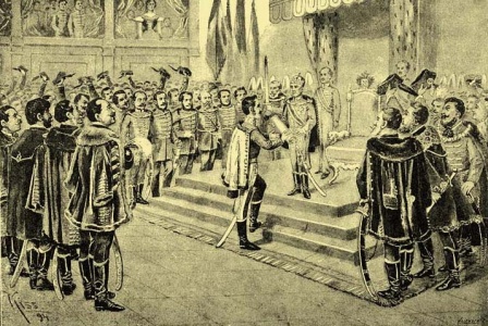 A szentesített törvények átadása