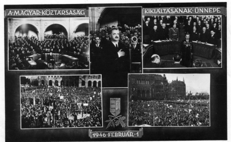A köztársaság kikiáltása 1946. február 1.