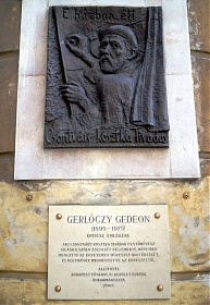 Csontváry-Gerlóczy emléktábla Budán