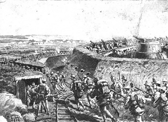 Przemysl körüli harcok 1914 októberében. M. Kir. Honv. Miniszt. hadsegélyező hivatala által kiadott képeslap, 1916.