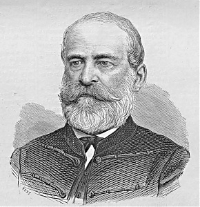Rusz Károly metszetén