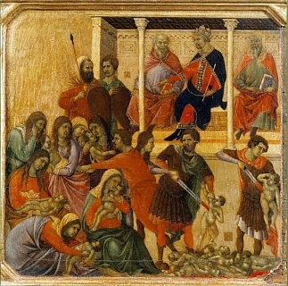 Duccio di Buoninsegna: A betlehemi gyermekgyilkosság