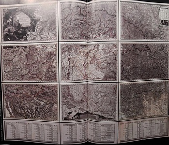 A kilenc térképlap és három közigazgatási adatlap