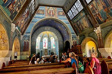 Zebegényi templombelső