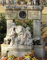 Papp-Váry Elemérné Sziklay Szeréna sírja