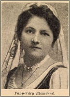 Papp-Váry Elemérné Sziklay Szeréna sírja