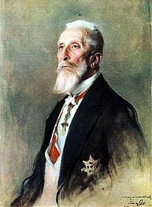 gróf Apponyi Albert portréja<br/>László Fülöp Elek festményén