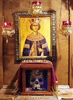 Fejereklyéjét St. Louisban (USA), a Nagy Szent Bazil Orosz Orthodox templomban őrzik.