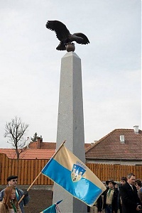 A székely szabadság napja tiszteletére emelt szobor Sepsiszentgyörgyön