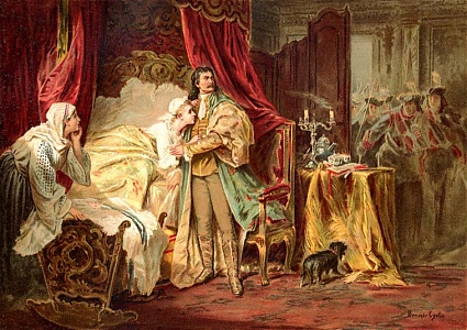 Benczúr Gyula: II. Rákóczi Ferenc elfogatása nagysárosi kastélyában