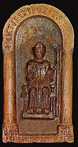 Szent Ambrus milánói domborműve