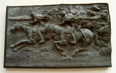 A Gorodoki lovasroham a Hadtörténeti Múzeum falán