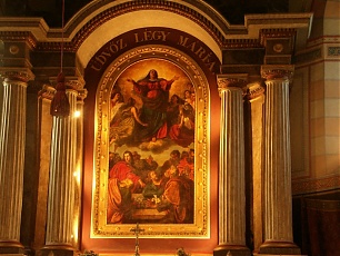 Mária mennybemenetele az óbecsei templomban