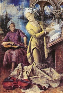 Kontuly Béla: A zene allegóriája.