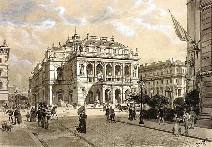 Dörre Tivadar: Az Operaház Pesten, 1893