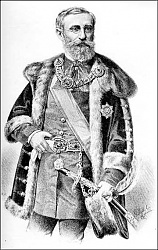 Tisza Kálmán miniszterelnök díszmagyarban