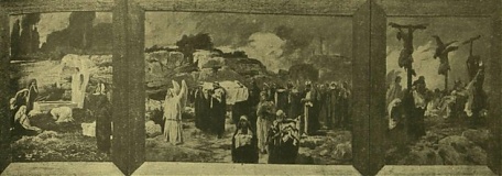 Krisztus temetése - triptichon