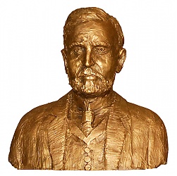 Szobra az óbudai egyetem szoborparkjában