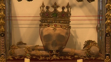 Szent Erzsébet koponyája Bécsben