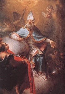 Dorffmaister István festményén a szombathelyi székesegyházban