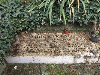 Sírja a visegrádi köztemetőben