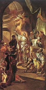 Lucas Kracker: 'Alexandriai Szent Katalin vitája a bölcsekkel'