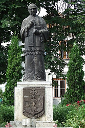 Szobra Szászrégenben