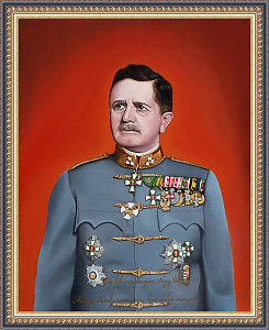 Vitéz nagybaczoni Nagy Vilmos<br/>Horváth Zoltán olajfestményén