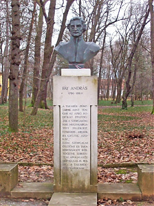 Szobra Sárospatakon