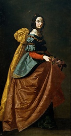 Francisco de Zurbarán festményén