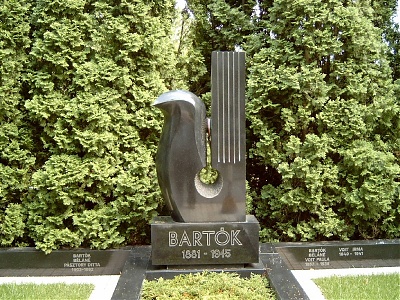Borsos Miklós emlékműve a Farkasréti temetőben