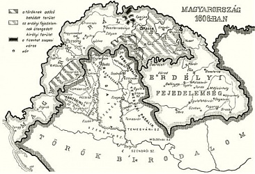 A három részre szakadt ország 1606-ban