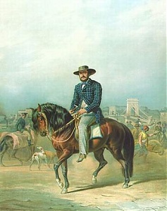 Sterio Károly: Gróf Széchenyi István lóháton