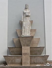 A Dunakanyar védőszentjének szobra Vácon